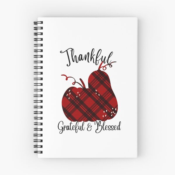 Item preview, Fall, Autumn Season, Thanksgiving Plaid Themed Pumpkins, Thankful Grateful & Blessed designed and sold by ImaginedCo.