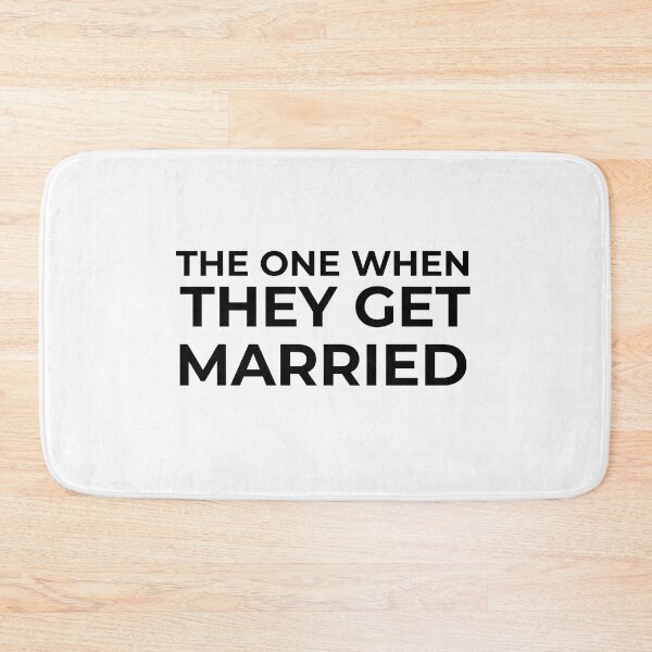 Item preview, The One When They Get Married (black) designed and sold by Allyoudois.