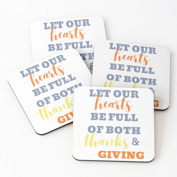 Item preview, Let our hearts be full of both thanks & giving designed and sold by Inspirely.