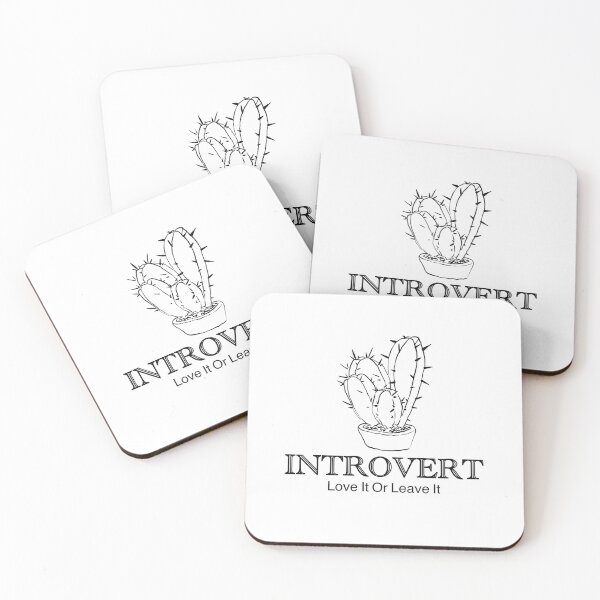 Item preview, Introvert love it or leave it black designed and sold by Fransyn.