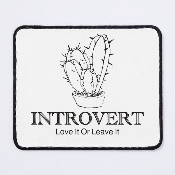 Item preview, Introvert love it or leave it black designed and sold by Fransyn.