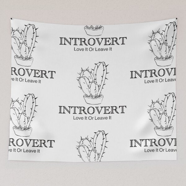 Item preview, Introvert love it or leave it black designed and sold by Fransyn.