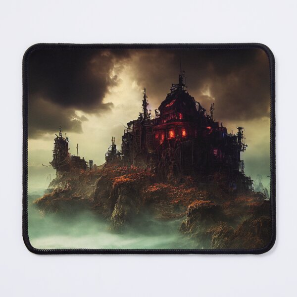 Item preview, Ancient Gothic Island Castle designed and sold by CartoonrBOY.