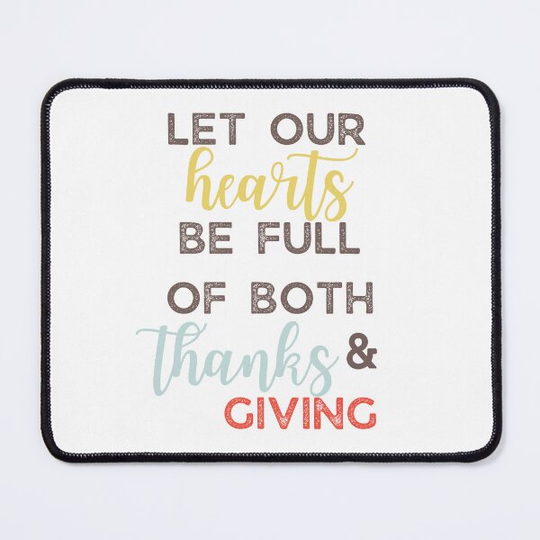 Item preview, Let our hearts be full of both thanks & giving designed and sold by Inspirely.