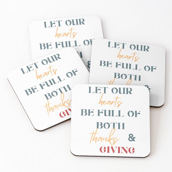 Item preview, Let our hearts be full of both thanks & giving designed and sold by Inspirely.