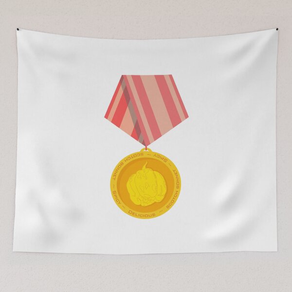 Item preview, Scotch Bonnet Medal Chili Pepper designed and sold by mojocoffeetime.