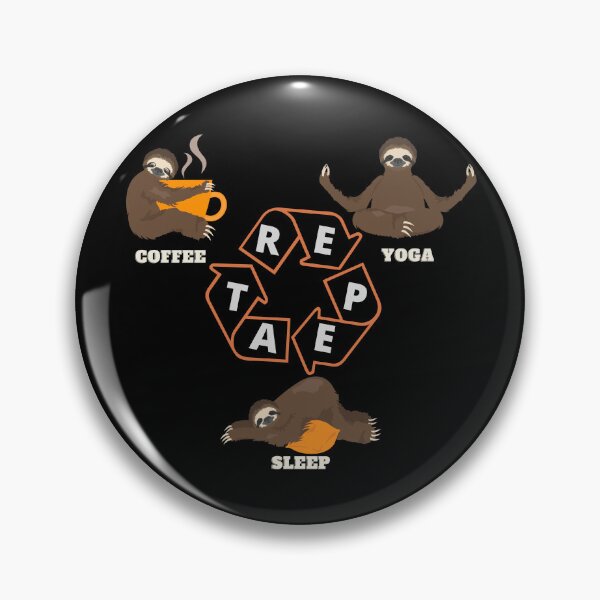 Item preview, COFFEE YOGA SLEEP REPEAT Great gifts for everyone designed and sold by ConradoBullhead.