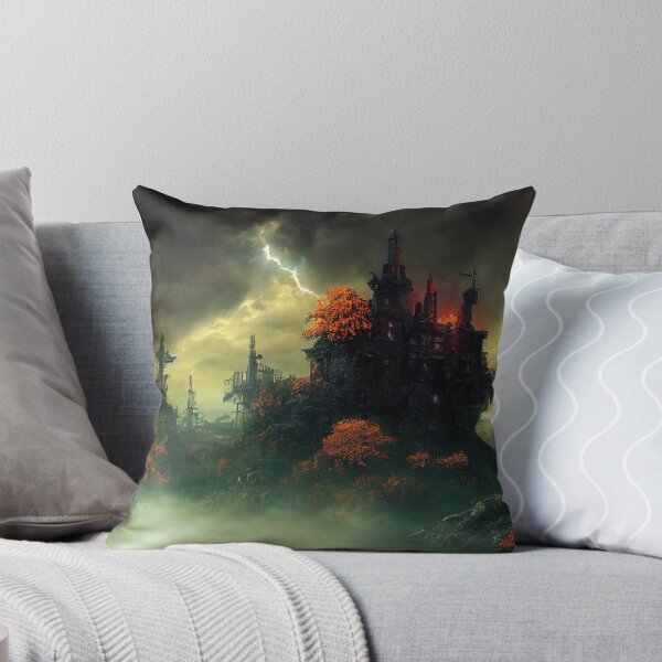Item preview, Mysterious Gothic Castle on the Hill designed and sold by CartoonrBOY.