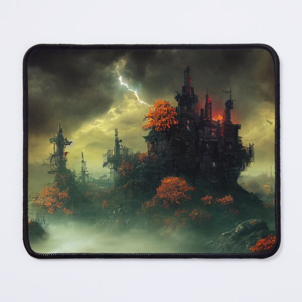 Item preview, Mysterious Gothic Castle on the Hill designed and sold by CartoonrBOY.