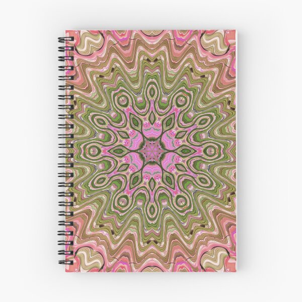 Item preview, Hippie Vibes Kaleidoscope Abstract Radial Symmetry Pattern Boho Aesthetic Art 4 of 12 designed and sold by Beachy.