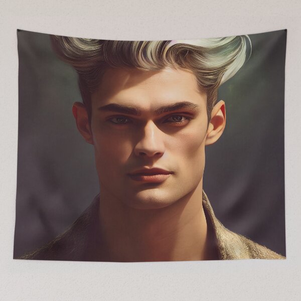 Item preview, Portrait of a Man designed and sold by Juliascutecornr.