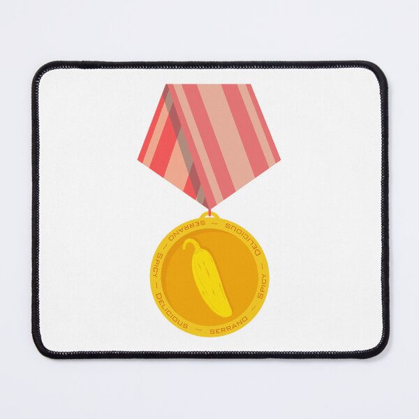 Item preview, Serrano Medal Chili Pepper designed and sold by mojocoffeetime.