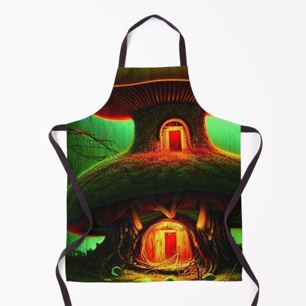 Item preview, Magical Big Cottage Mushroom House with Lights in Forest with High Trees,Mushroom Aesthetic  designed and sold by NatureFood.
