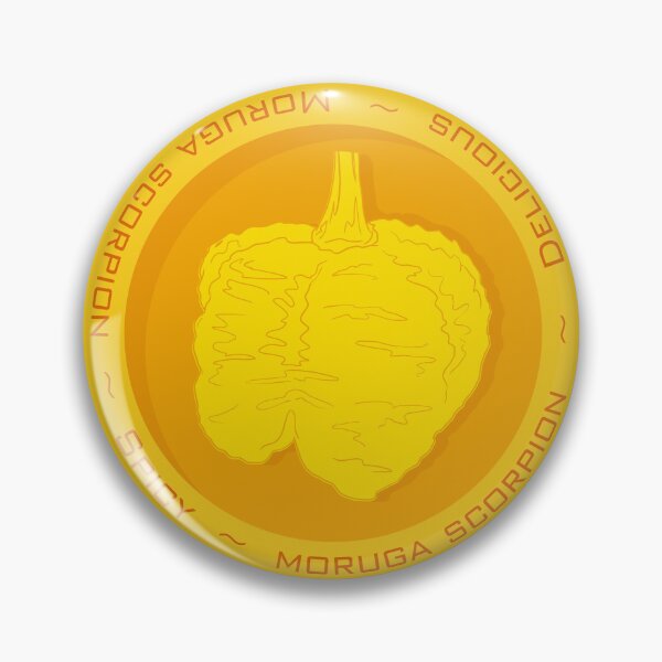Item preview, Moruga Scorpion Medal Chili Pod designed and sold by mojocoffeetime.
