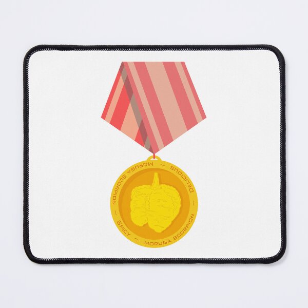 Item preview, Moruga Scorpion Medal Chili Pod designed and sold by mojocoffeetime.
