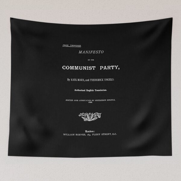 Item preview, Communist Manifesto (1848) by Karl Marx & Friedrich Engels designed and sold by NEVERBOW.
