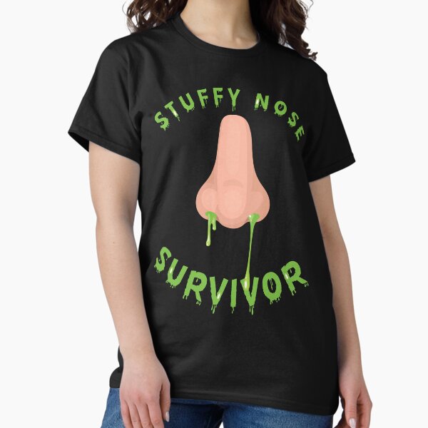 Item preview, Stuffy Nose Survivor Funny Women Man Kid Winter Cold Time designed and sold by ryboxxdesign.
