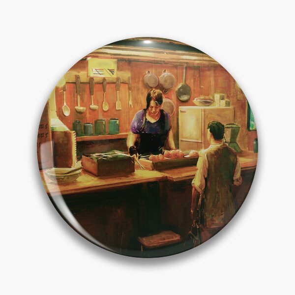 Item preview, Midnight Food Stall Painting designed and sold by RihuwaMidori.