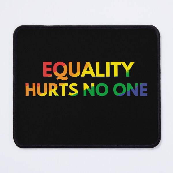 Item preview, Equality Hurts No One in Rainbow Colors designed and sold by NECHSTORE.