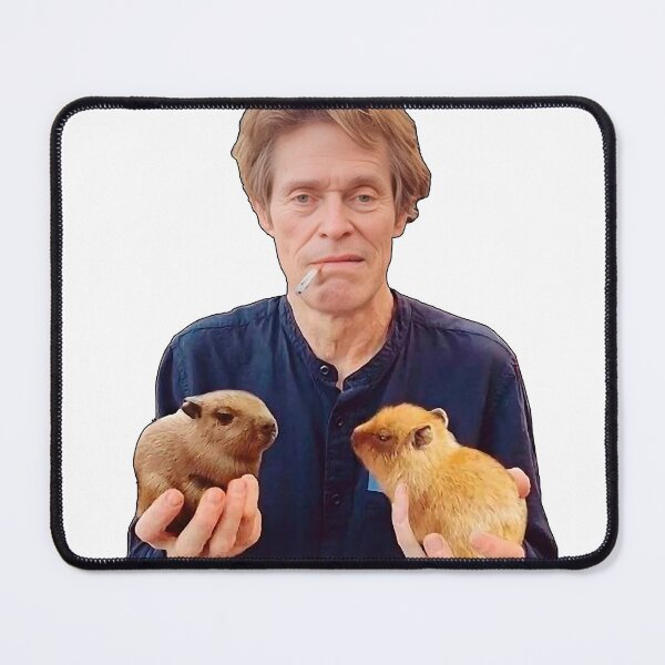 Item preview, William Dafoe with capybaras designed and sold by Frogus.