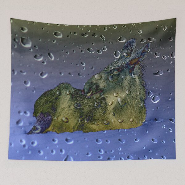 Item preview, Raindrops - Baby Moose designed and sold by Alius Imago.