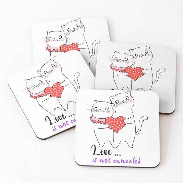 Item preview, Funny Cat Love Is Not Canceled designed and sold by The Love Quill.