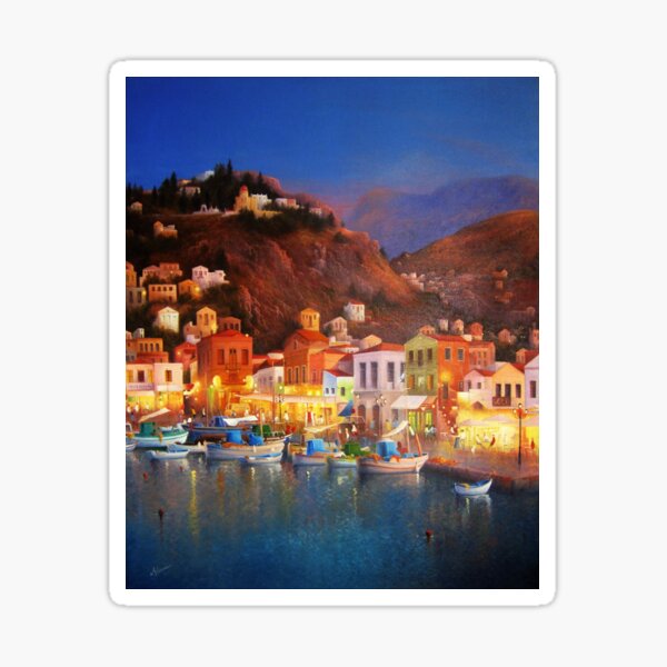 Item preview, Harbour Lights Symi designed and sold by Joe/Ray Gilronan.