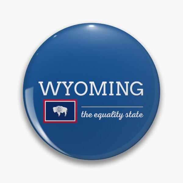 Item preview, WYOMING State with Flag designed and sold by philevera.