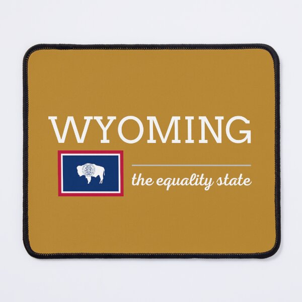 Item preview, WYOMING State with Flag designed and sold by philevera.