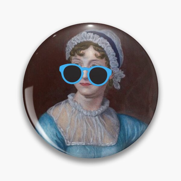 Item preview, Portrait of Jane Austen in Sunglasses designed and sold by CastlesClassics.