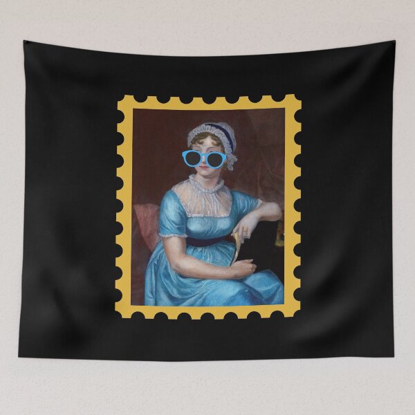 Item preview, Portrait of Jane Austen in Sunglasses designed and sold by CastlesClassics.
