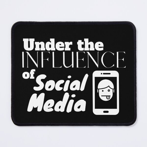 Item preview, Under the Influence of Social Media designed and sold by It's On Backwards.