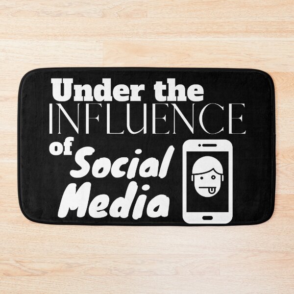 Item preview, Under the Influence of Social Media designed and sold by It's On Backwards.