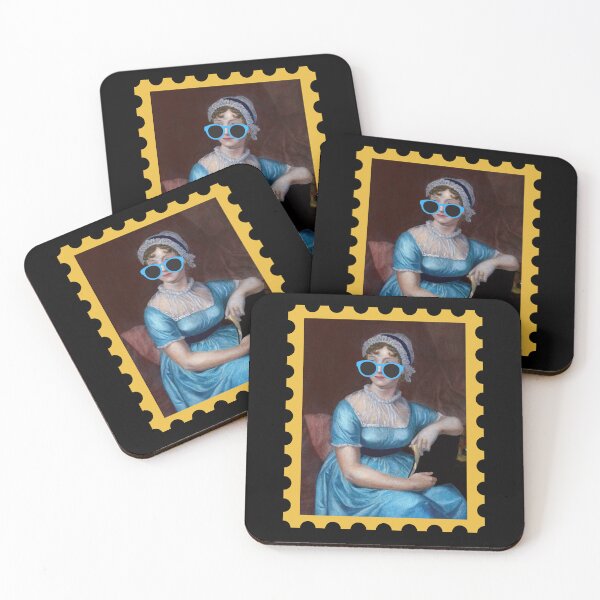 Item preview, Portrait of Jane Austen in Sunglasses designed and sold by CastlesClassics.