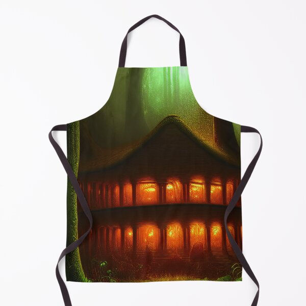 Item preview, Magical Big Cottage Mushroom House with Lights in Forest with High Trees, Mushroom Aesthetic  designed and sold by NatureFood.
