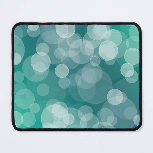 Item preview, Turquoise Bokeh - Vivid and Bright Teal Bubble Pattern designed and sold by gjsart.
