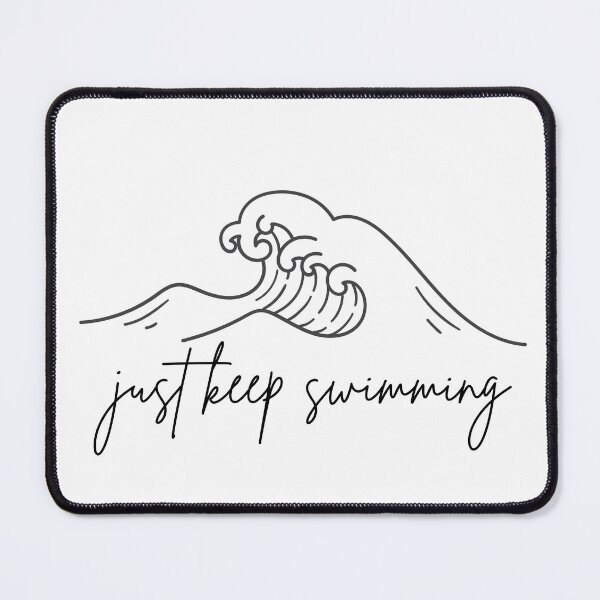Item preview, Colleen Hoover: Just Keep Swimming designed and sold by mehak Khan.