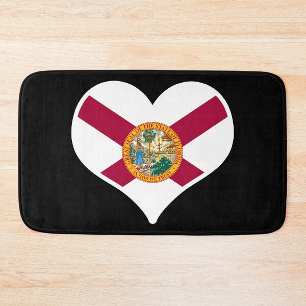 Item preview, Florida US State Flag Heart designed and sold by PKHalford.