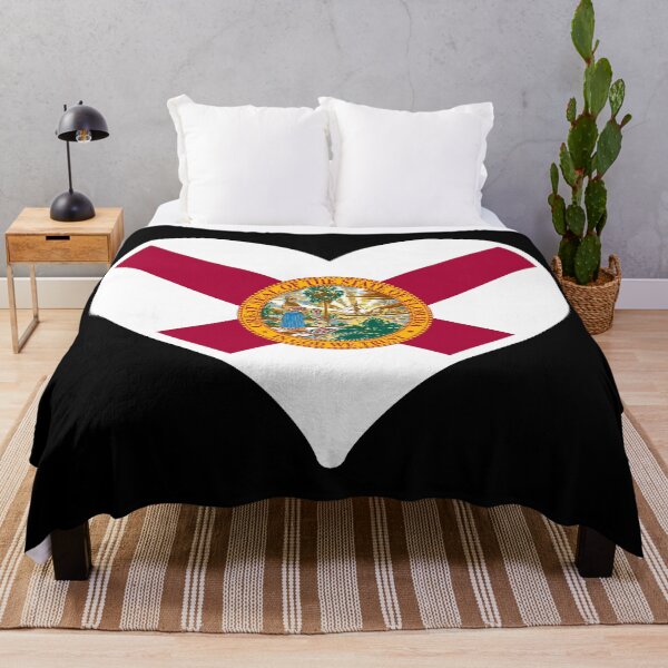Item preview, Florida US State Flag Heart designed and sold by PKHalford.