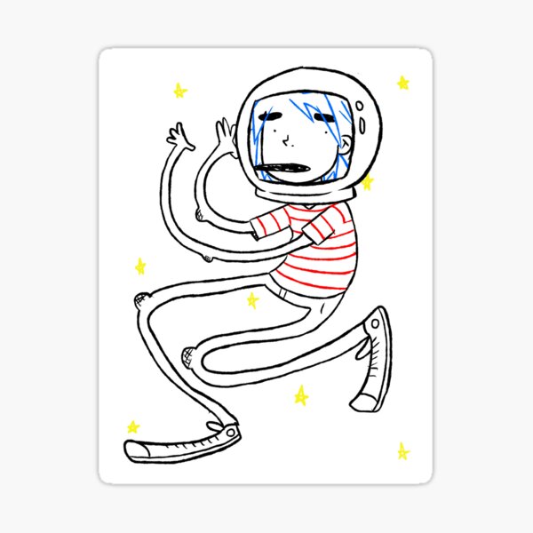 Item preview, spaceman 2d designed and sold by lavenderhaunt.