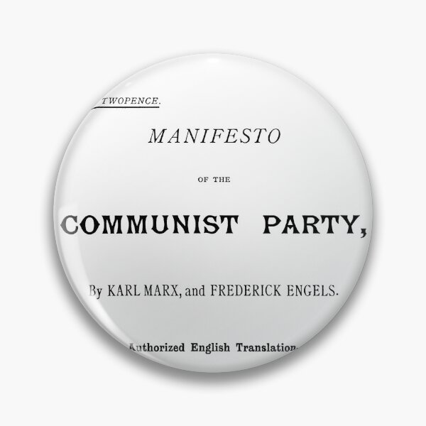 Item preview, Communist Manifesto (1848) by Karl Marx & Friedrich Engels designed and sold by NEVERBOW.