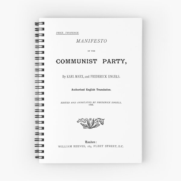 Item preview, Communist Manifesto (1848) by Karl Marx & Friedrich Engels designed and sold by NEVERBOW.