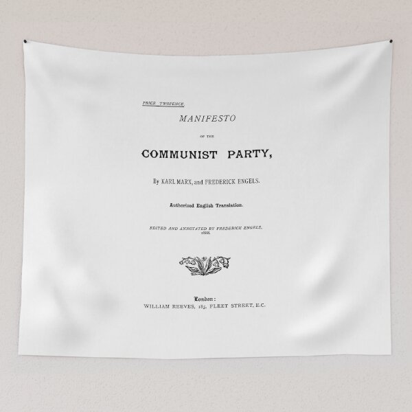Item preview, Communist Manifesto (1848) by Karl Marx & Friedrich Engels designed and sold by NEVERBOW.