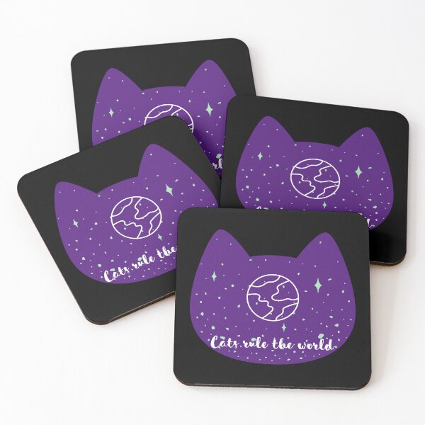 Item preview, Cats rule the world - funny gifts for astronomers designed and sold by Dzizasyo.