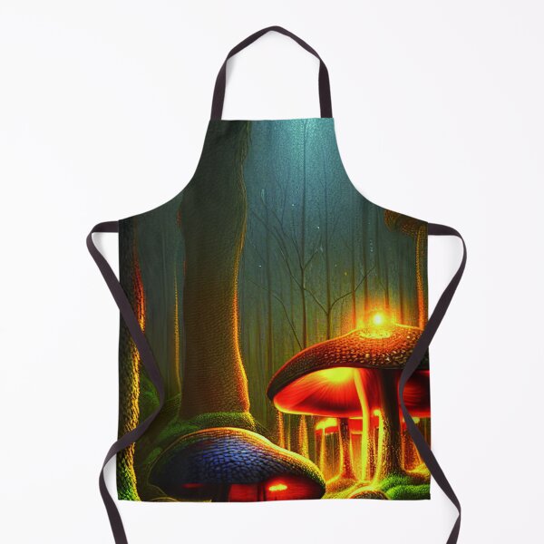 Item preview, Magical Big Cottage Mushroom House with Lights in Forest with High Trees, Mushroom Aesthetic  designed and sold by NatureFood.