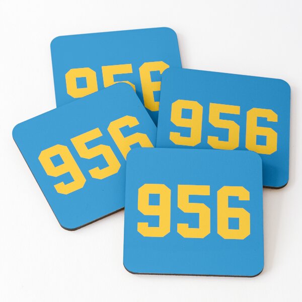 Item preview, 956 Area Code Design 2022 in Yellow and Light Blue designed and sold by RedPremium.