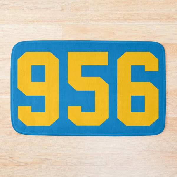 Item preview, 956 Area Code Design 2022 in Yellow and Light Blue designed and sold by RedPremium.