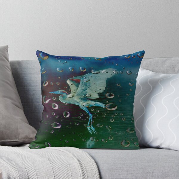 Item preview, Raindrops - Heron in Flight designed and sold by Alius Imago.