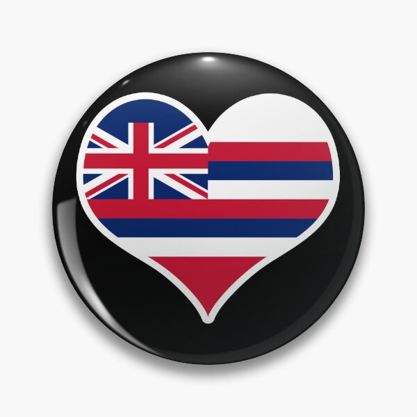 Item preview, Hawaii US State Flag Heart designed and sold by PKHalford.