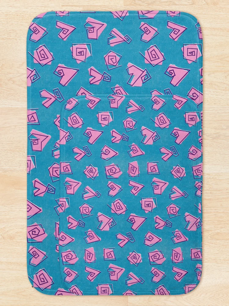 Thumbnail 5 of 6, Bath Mat, Hearts designed and sold by RathiDesigns.